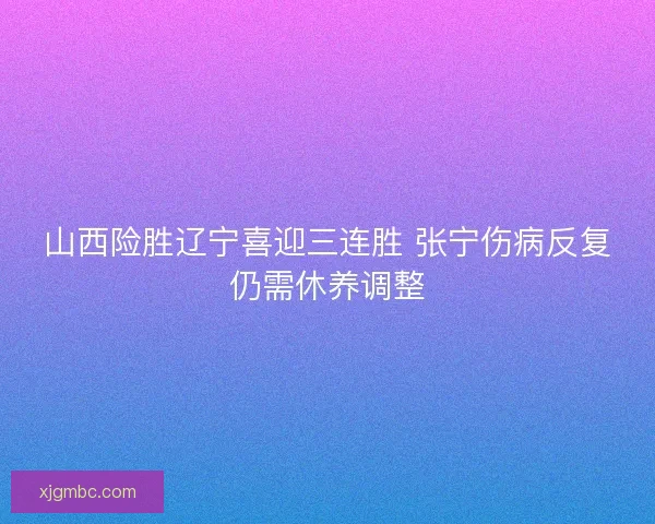 山西险胜辽宁喜迎三连胜 张宁伤病反复仍需休养调整